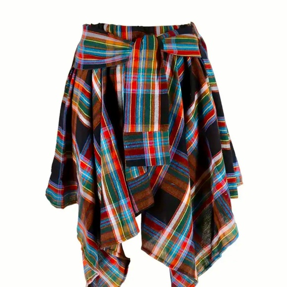 Plaid Mini Skirt - Picture 2 of 6